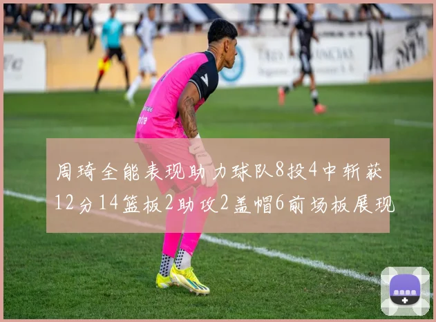 周琦全能表现助力球队8投4中斩获12分14篮板2助攻2盖帽6前场板展现实力